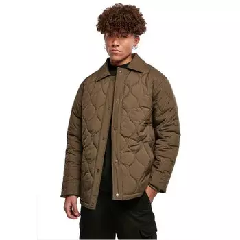 Куртка Urban Classics Quilted, зеленый