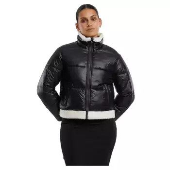 Куртка Urban Classics Recycled Shiny Sherpa padded, черный