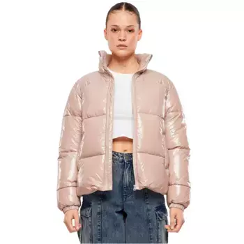 Куртка Urban Classics Recycled Short Shiny padded, бежевый