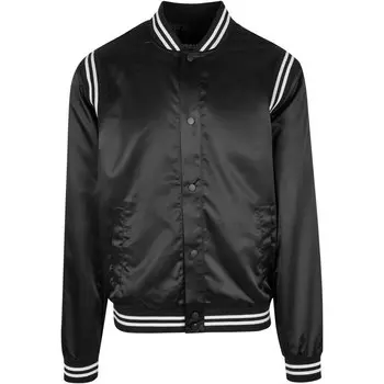 Куртка Urban Classics Satin College, черный
