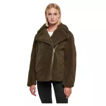 Куртка Urban Classics Sherpa Biker, коричневый
