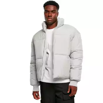 Куртка Urban Classics Short Big padded, серый