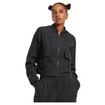 Куртка Urban Classics Short Crinkle Nylon, черный