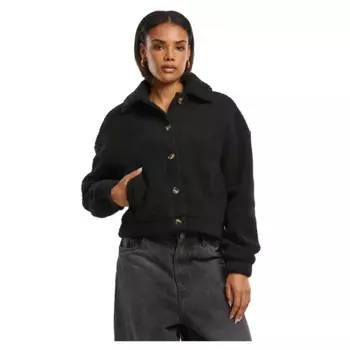 Куртка Urban Classics Short Sherpa, черный