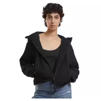 Куртка Urban Classics Short Sherpa, черный