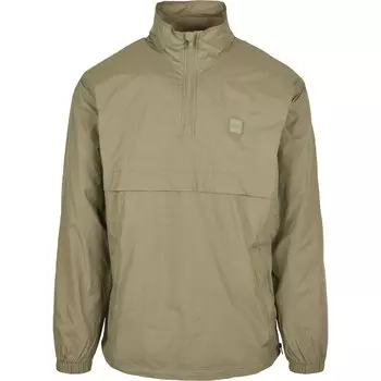Куртка Urban Classics Stand Up Collar Pull Over, зеленый