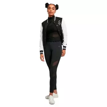 Куртка Urban Classics Starter Sweat College, черный