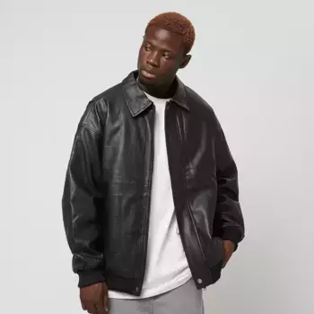 Куртка Urban Classics Synthetic Leather Blouson, черный