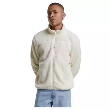 Куртка Urban Classics Teddy With Stand Up Collar, белый