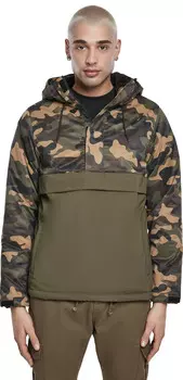 Куртка Urban Classics Windbreaker, цвет olive/wood camo