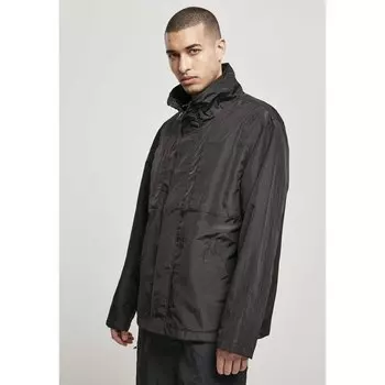 Куртка Urban Classics Windbreaker Double Pocket Nylon Crepe, черный