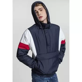 Куртка Urban Classics Windcheater 3-Tone Pull Over, синий