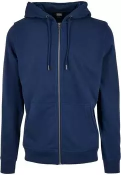 Куртка Urban Classics Zip Kapuzenpullover, цвет darkblue
