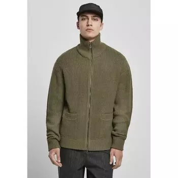Куртка Urban Classics Zip, зеленый