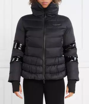 Куртка утепленная Armani Exchange с воротником-стойкой, черный