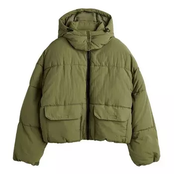 Куртка утепленная H&M, хаки (Размер M)