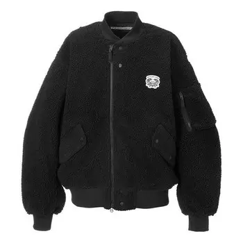 Куртка утепленные бомбер куртка Onitsuka Tiger, черный