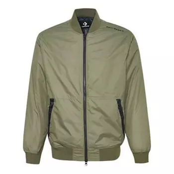 Куртка utility bomber jacket 'olive green' Converse, зеленый