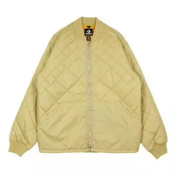Куртка utility fleece padded jacket 'beige' Converse, бежевый
