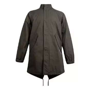 Куртка utility parka 'military green' Converse, зеленый