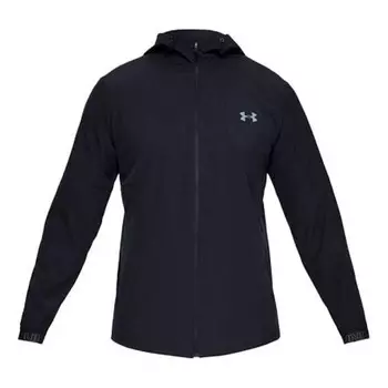 Куртка vanish woven full zip jacket 'black' Under Armour, черный