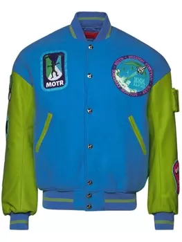 Куртка Varsity 1 с вышитым логотипом MEMBERS OF THE RAGE, синий