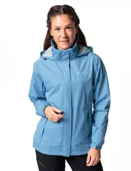 Куртка VAUDE для отдыха "WOMEN'S ESCAPE LIGHT JACKET", с капюшоном, цвет Wave