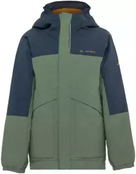 Куртка VAUDE для улицы "KIDS ESCAPE PADDED JACKET for Children", с капюшоном, цвет Woodland
