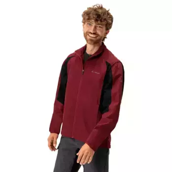 Куртка VAUDE Dundee Classic Zip Off Wind, красный