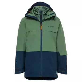 Куртка VAUDE Snow Cup 3 In 1 II Junior Hood, зеленый