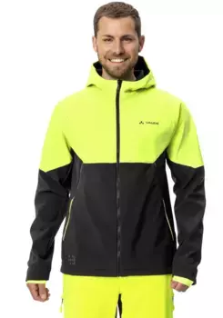 Куртка VAUDE Softshell "MEN'S QIMSA SOFTSHELL JACKET", с капюшоном, желтый
