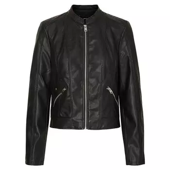Куртка Vero Moda Khloefavo Leather, черный