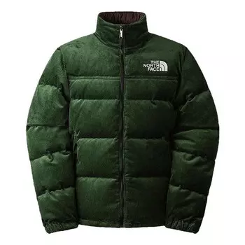 Куртка versa velour nuptse jacket 'green' The North Face, зеленый
