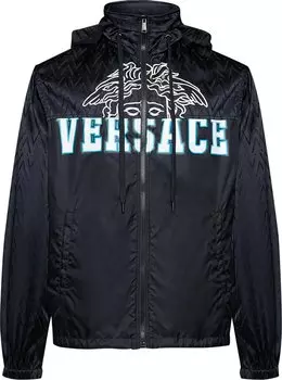 Куртка Versace Medusa Logo Hooded Jacket 'Black', черный