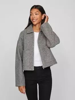 Куртка Vila Teddyjacke Jadas, серый