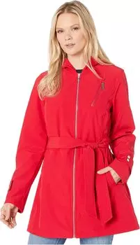 Куртка Vince Camuto Hooded and Belted Jacket V10713-ZA, цвет Scarlet