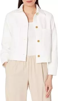 Куртка Vince Shirt Jacket, цвет Optic White