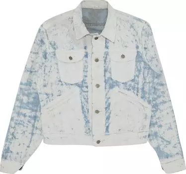 Куртка Vintage Maison Margiela Artisinal Painted Jacket 'White/Blue', белый