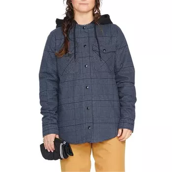 Куртка Volcom Hooded Flannel, черный