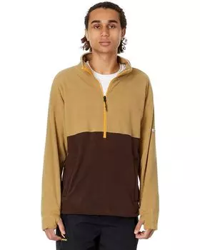 Куртка Volcom Snow Polar Fleece Mock 1/2 Zip, цвет Dark Khaki
