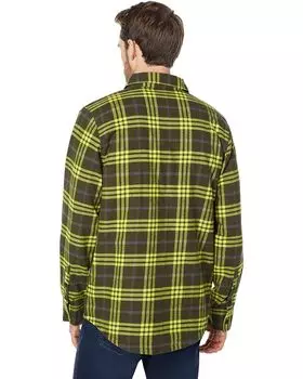 Куртка Volcom Snow Sherpa Flannel Jacket, черный/зеленый