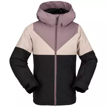 Куртка Volcom Westerlies утепленная для девочек, розовый/бежевый/черный
