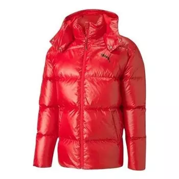 Куртка volume down jacket 'red black' Puma, красный