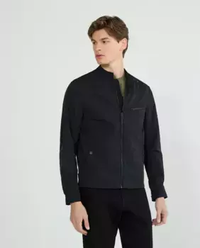 Куртка в байкерском стиле с нагрудным карманом на молнии Belstaff, черный