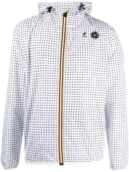 Куртка в горох из коллаборации с 10 Corso Como K-Way, белый