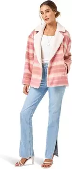 Куртка в клетку About You L*Space, цвет Seashore Oasis