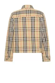 Куртка в клетку Icon Burberry, цвет Sand Check