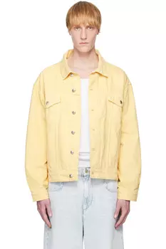 Куртка в стиле дальнобойщика Trucker denim Maison Kitsun, цвет sun kiss