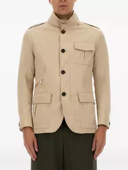 Куртка в стиле милитари на пуговицах Port-Sac Moorer, нейтральный