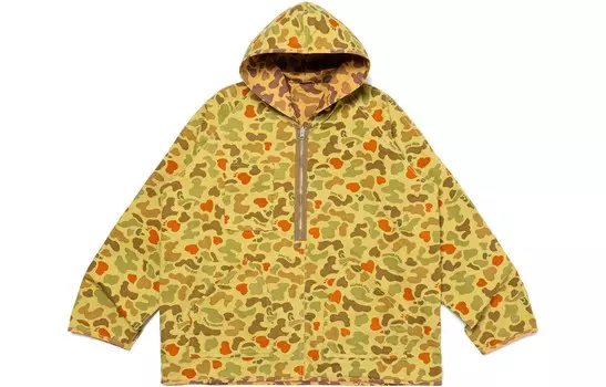 Куртка в стиле милитари унисекс оливково-зеленого цвета Human Made